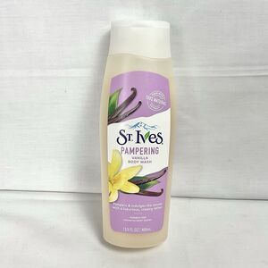 St Ives PAMPERING Vanilla Body Wash 13.5 Oz  (1 New) Discontinued